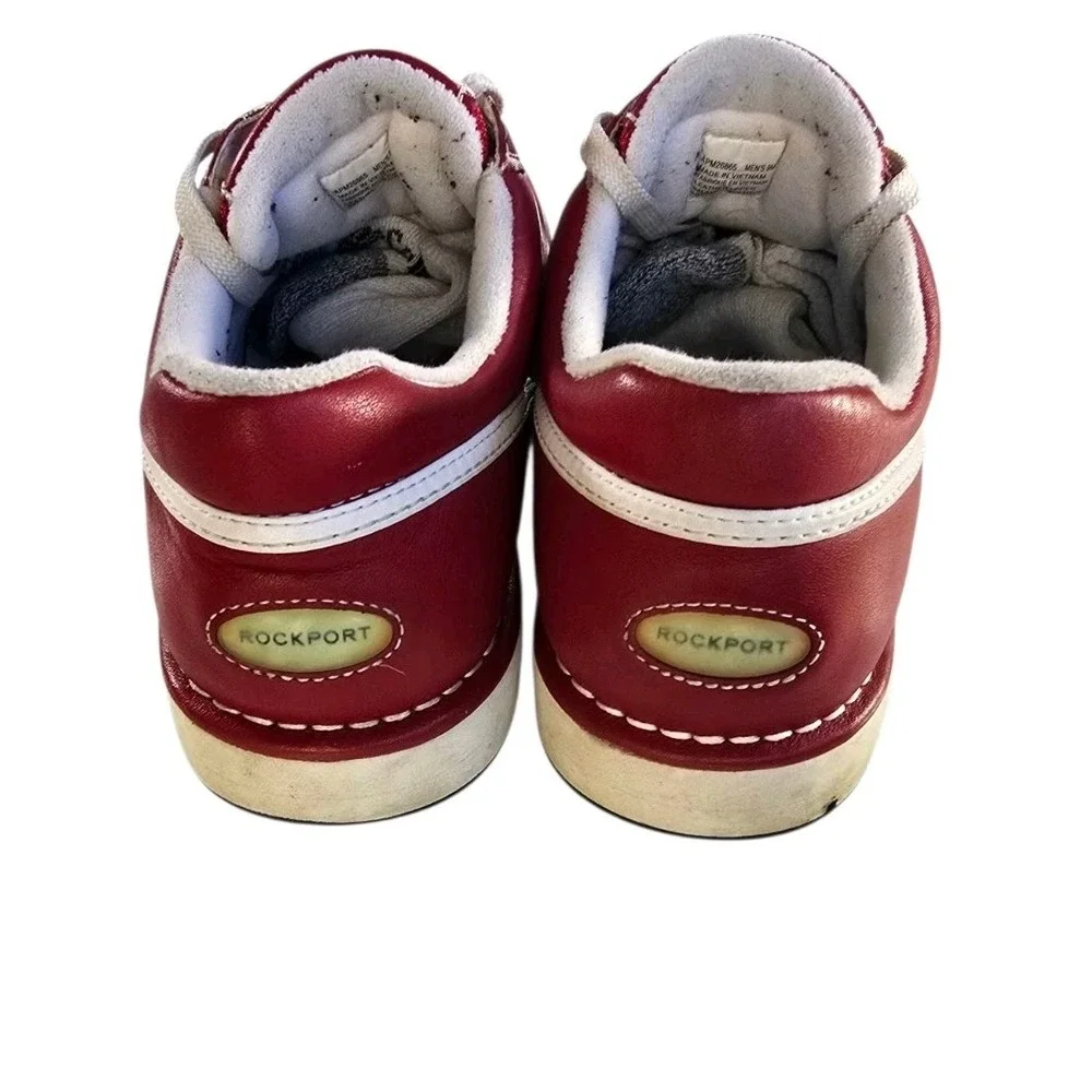 Rockport ProWalker‎ M7100 Mens Walking Shoes Size 9 Red Leather APM26865